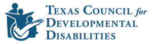 An image with the words Texas Council for Developmental Disabilities. The image is the organization's logo.