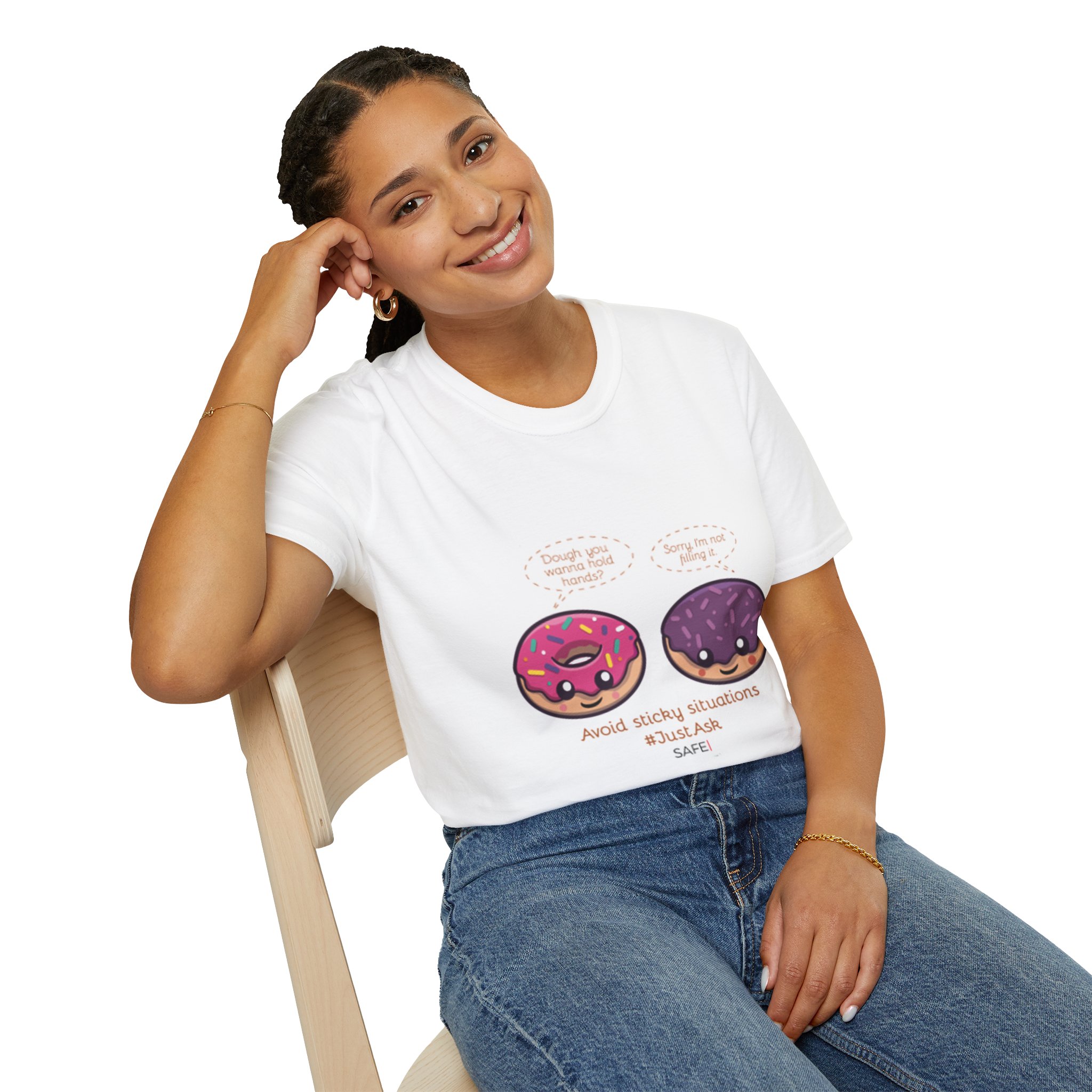 Donut Cross My Boundaries T-Shirt - Image 3